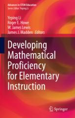 Front cover of Developing Mathematical Proficiency for Elementary Instruction