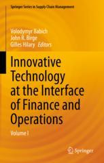 Front cover of Innovative Technology at the Interface of Finance and Operations