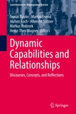 Front cover of Dynamic Capabilities and Relationships