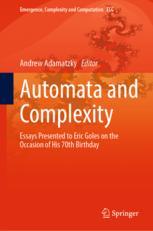 Front cover of Automata and  Complexity