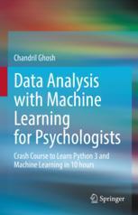 Front cover of Data Analysis with Machine Learning for Psychologists