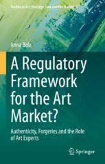 Front cover of A Regulatory Framework for the Art Market?