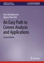 Front cover of An Easy Path to Convex Analysis and Applications