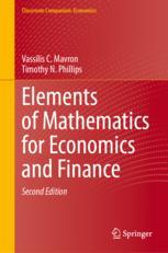 Front cover of Elements of Mathematics for Economics and Finance