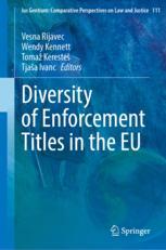 Front cover of Diversity of Enforcement Titles in the EU