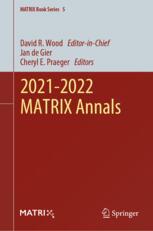 Front cover of 2021-2022 MATRIX Annals