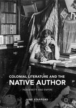 Front cover of Colonial Literature and the Native Author