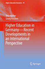 Front cover of Higher Education in Germany—Recent Developments in an International Perspective