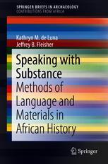 Front cover of Speaking with Substance