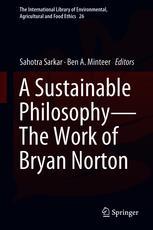 Front cover of A Sustainable Philosophy—The Work of Bryan Norton