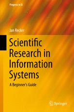 Front cover of Scientific Research in Information Systems