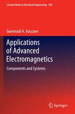 Front cover of Applications of Advanced Electromagnetics