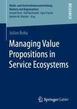 Front cover of Managing Value Propositions in Service Ecosystems