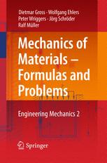 Front cover of Mechanics of Materials – Formulas and Problems