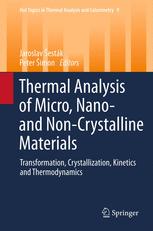 Front cover of Thermal analysis of Micro, Nano- and Non-Crystalline Materials