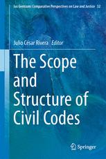 Front cover of The Scope and Structure of Civil Codes