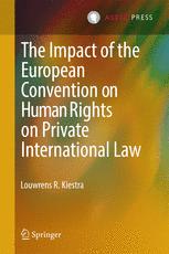 Front cover of The Impact of the European Convention on Human Rights on Private International Law