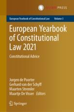 Front cover of European Yearbook of Constitutional Law 2021