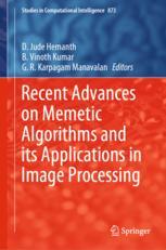 Front cover of Recent Advances on Memetic Algorithms and its Applications in Image Processing