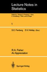 R.A. Fisher: An Appreciation - Stephen E. Fienberg; David V. Hinkley