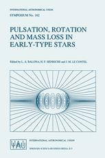 Pulsation, Rotation and Mass Loss in Early-Type Stars - Luis A. Balona; Huib F. Henrichs; Jean Michel Le Contel