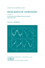 Highlights of Astronomy, Volume 11A - Johannes Andersen