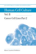 Cancer Cell Lines Part 2 - John Masters; Bernhard Ã? Palsson