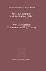 Non-Noetherian Commutative Ring Theory - S.T. Chapman; Sarah Glaz