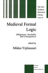 Medieval Formal Logic - Mikko YrjÃ¶nsuuri