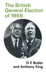 ISBN 9781349005482 product image for The British General Election of 1966 | upcitemdb.com