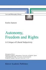 Autonomy, Freedom and Rights - Emilio Santoro