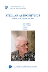 Stellar Astrophysics - K.S. Cheng; Kam Ching Leung; T.P. Li