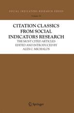 Citation Classics from Social Indicators Research - Alex C. Michalos