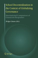School Decentralization in the Context of Globalizing Governance - Holger Daun