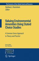 Valuing Environmental Amenities Using Stated Choice Studies - Barbara J. Kanninen