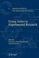 Going Amiss in Experimental Research - Giora Hon; Jutta Schickore; Friedrich Steinle