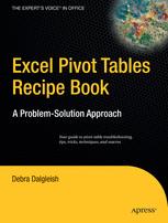 Excel Pivot Tables Recipe Book Excel Pivot Tables Recipe Book