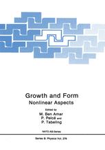 Growth and Form - M. Ben Amar; P. PelcÃ©; P. Tabeling