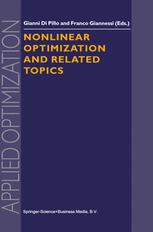 Nonlinear Optimization and Related Topics - Gianni Pillo; F. Giannessi