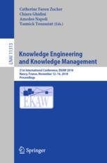 Knowledge Engineering and Knowledge Management - Catherine Faron Zucker; Chiara Ghidini; Amedeo Napoli; Yannick Toussaint