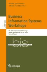 Business Information Systems Workshops - Witold Abramowicz; Adrian Paschke