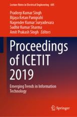 Proceedings of ICETIT 2019: Emerging Trends in Information Technology (Lecture Notes in Electrical Engineering (605), Band 605)