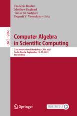 ISBN 9783030851651 product image for Computer Algebra  in Scientific Computing | upcitemdb.com