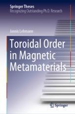 ISBN 9783030854959 product image for Toroidal Order in Magnetic Metamaterials | upcitemdb.com