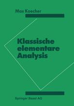 Klassische elementare Analysis - KOECHER