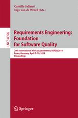 Requirements Engineering: Foundation for Software Quality - Camille Salinesi; Inge van de Weerd