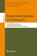 Nordic Contributions in IS Research - Harri Oinas-Kukkonen; Netta Iivari; Kari Kuutti; Anssi Öörni; Mikko Rajanen