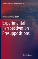 ISBN 9783319347974 product image for Experimental Perspectives on Presuppositions | upcitemdb.com