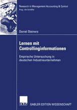 Lernen mit Controllinginformationen - Prof.  Dr. Utz SchÃ¤ffer; Daniel Steiners