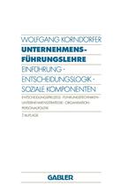 UnternehmensfÃ¼hrungslehre - Wolfgang KorndÃ¶rfer